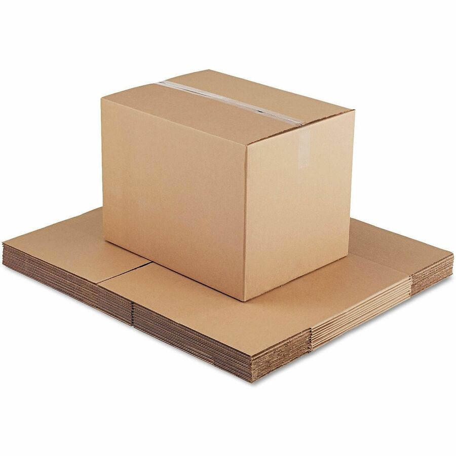 Fixed-Depth Corrugated Shipping Boxes, Regular Slotted Container (RSC), 18" x 24" x 18", Brown Kraft, 10/Bundle
