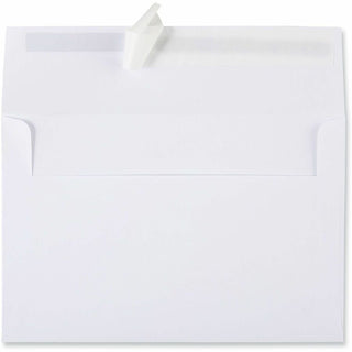 Peel Seal Strip Business Envelope, #A9, Square Flap, Self-Adhesive Closure, 5.74 x 8.75, White, 100/Box