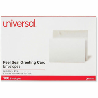 Peel Seal Strip Business Envelope, #A9, Square Flap, Self-Adhesive Closure, 5.74 x 8.75, White, 100/Box
