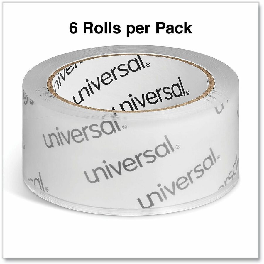 Moving and Storage Packing Tape, 3" Core, 1.88" x 54.6 yd, Clear, 6/Pack