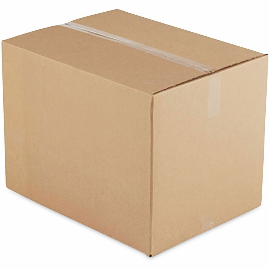Fixed-Depth Brown Corrugated Shipping Boxes, Regular Slotted Container (RSC), Large, 12" x 12" x 7", Brown Kraft, 25/Bundle