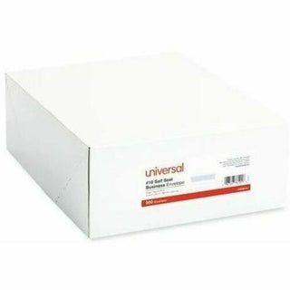 Self-Seal Security Tint Business Envelope, #10, Square Flap, Self-Adhesive Closure, 4.13 x 9.5, White, 500/Box