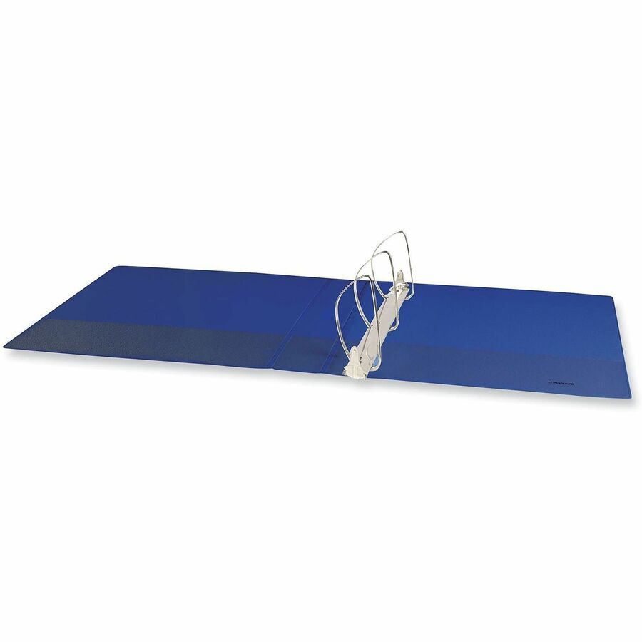 Slant D-Ring View Binder, 3 Rings, 2" Capacity, 11 x 8.5, Navy Blue