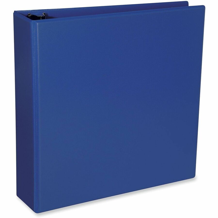 Slant D-Ring View Binder, 3 Rings, 2" Capacity, 11 x 8.5, Navy Blue