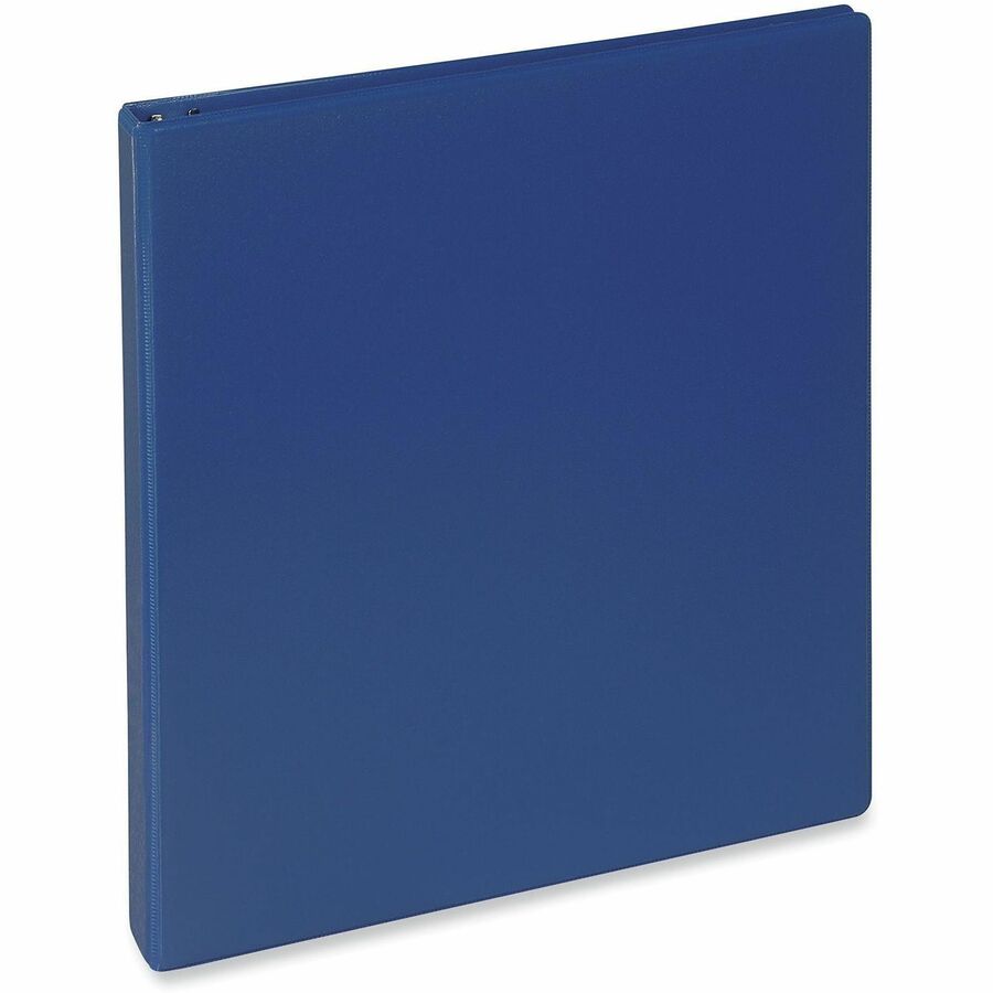 Slant D-Ring View Binder, 3 Rings, 0.5" Capacity, 11 x 8.5, Navy Blue