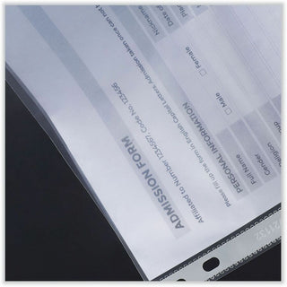 Top-Load Poly Sheet Protectors, Heavy Gauge, Letter Size, Clear, 100/Pack