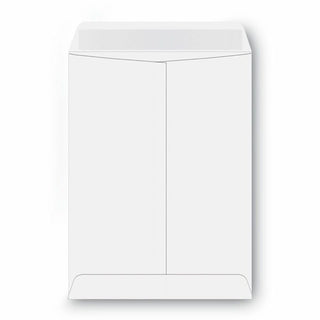 Catalog Envelope, 28 lb Bond Weight Paper, #10 1/2, Square Flap, Gummed Closure, 9 x 12, White, 100/Box