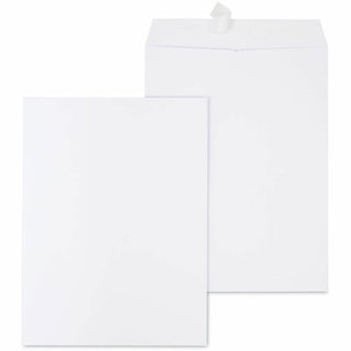 EasyClose Catalog Envelope, #10 1/2, Square Flap, Self-Adhesive Closure, 9 x 12, White, 250/Box