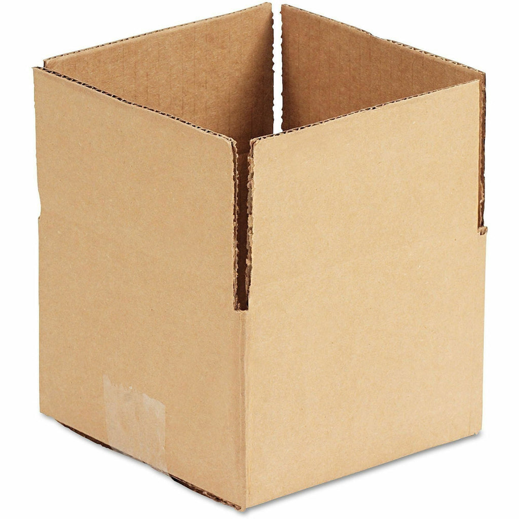 Fixed-Depth Corrugated Shipping Boxes, Regular Slotted Container (RSC), 6" x 6" x 4", Brown Kraft, 25/Bundle