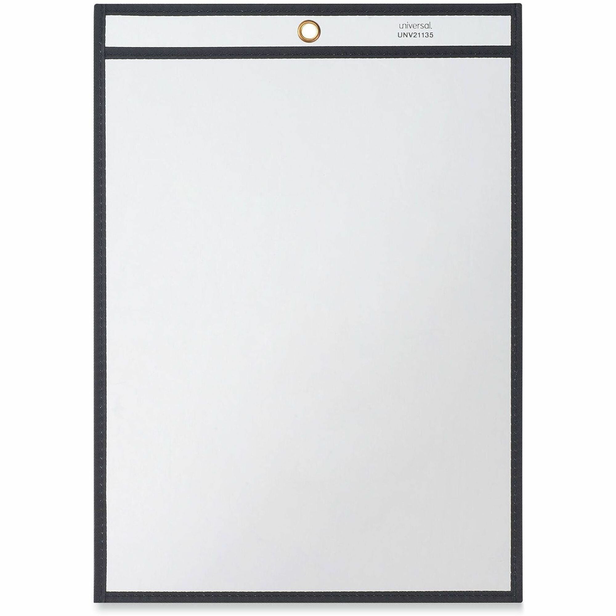 Top-Load Vinyl Ticket Holder, Heavy Gauge, Clear, 25/Pack
