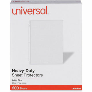 Top-Load Poly Sheet Protectors, Heavy Gauge, Letter Size, Clear, 200/Pack