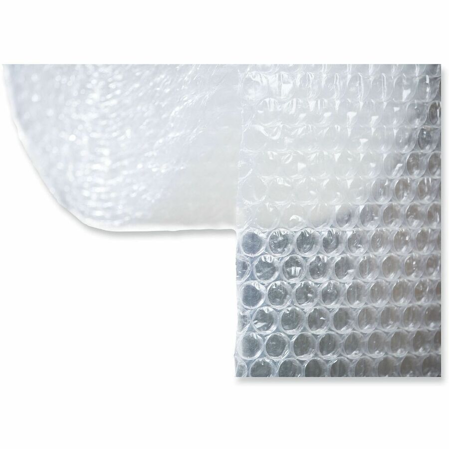Bubble Packaging, 0.5" Thick, 12" x 60 ft, Perforated Every 12", Clear