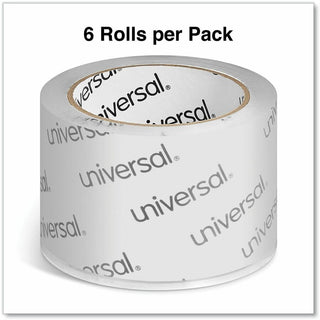 Extra-Wide Moving and Storage Packing Tape, 3" Core, 2.83" x 54.7 yd, Clear, 6/Pack