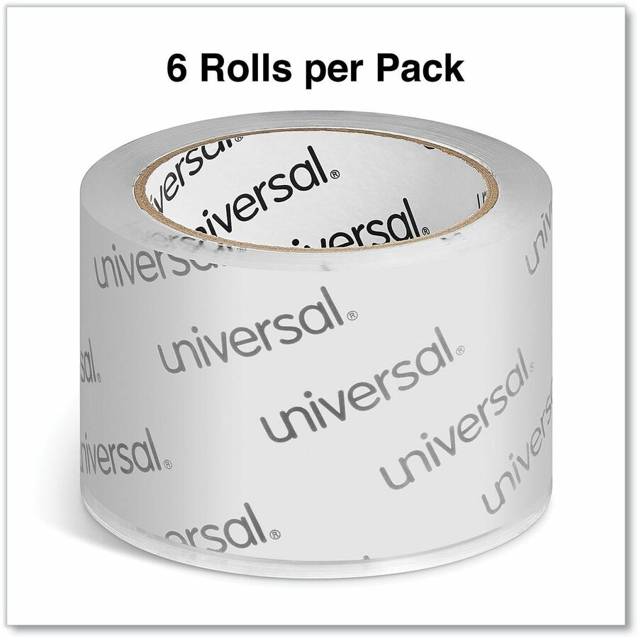 Extra-Wide Moving and Storage Packing Tape, 3" Core, 2.83" x 54.7 yd, Clear, 6/Pack