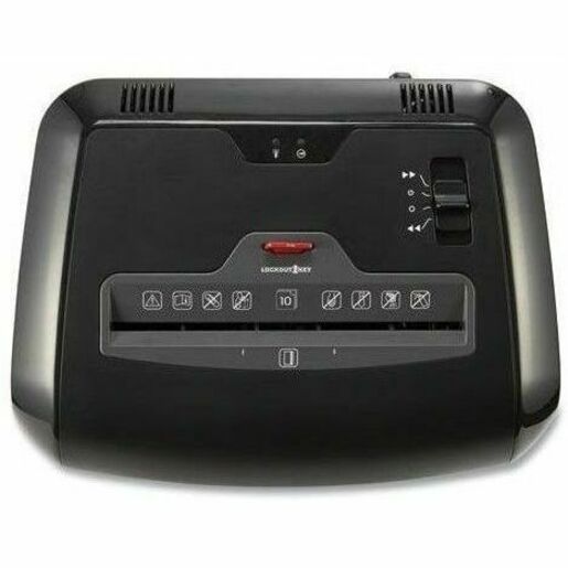 48110 Cross-Cut Shredder with Lockout Key, 10 Manual Sheet Capacity