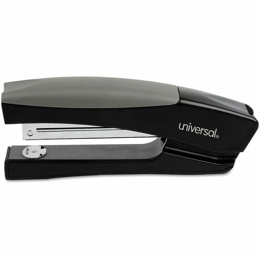 Stand-Up Full Strip Stapler, 20-Sheet Capacity, Black/Gray