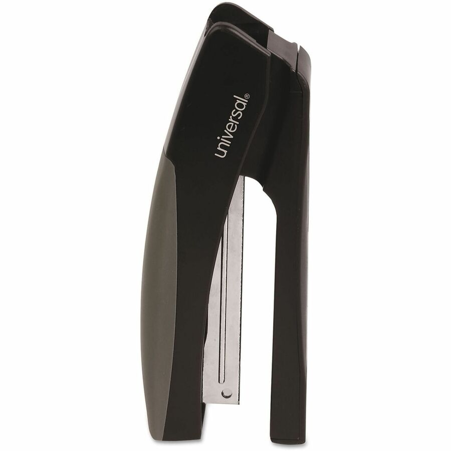 Stand-Up Full Strip Stapler, 20-Sheet Capacity, Black/Gray
