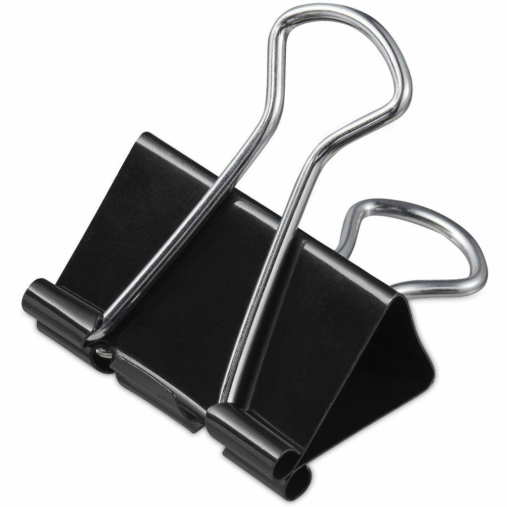 Binder Clip Value Pack, Mini, Black/Silver, 36/Box