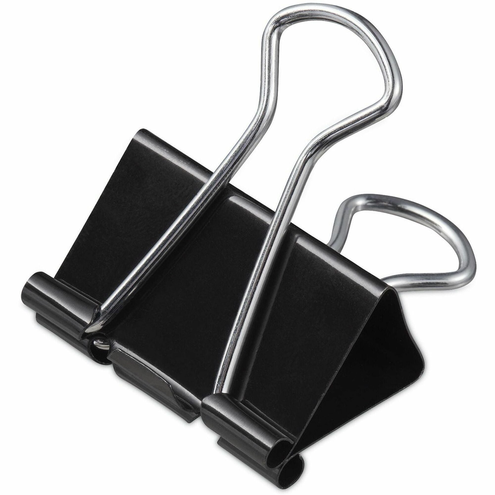 Binder Clip Value Pack, Mini, Black/Silver, 36/Box