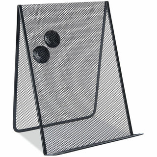 Metal Mesh Document Holder Free Standing, 35 Sheet Capacity, Metal, Black