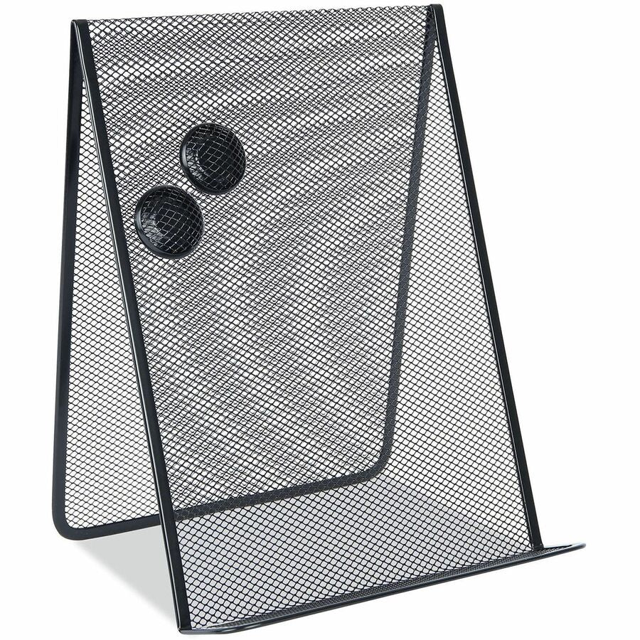 Metal Mesh Document Holder Free Standing, 35 Sheet Capacity, Metal, Black