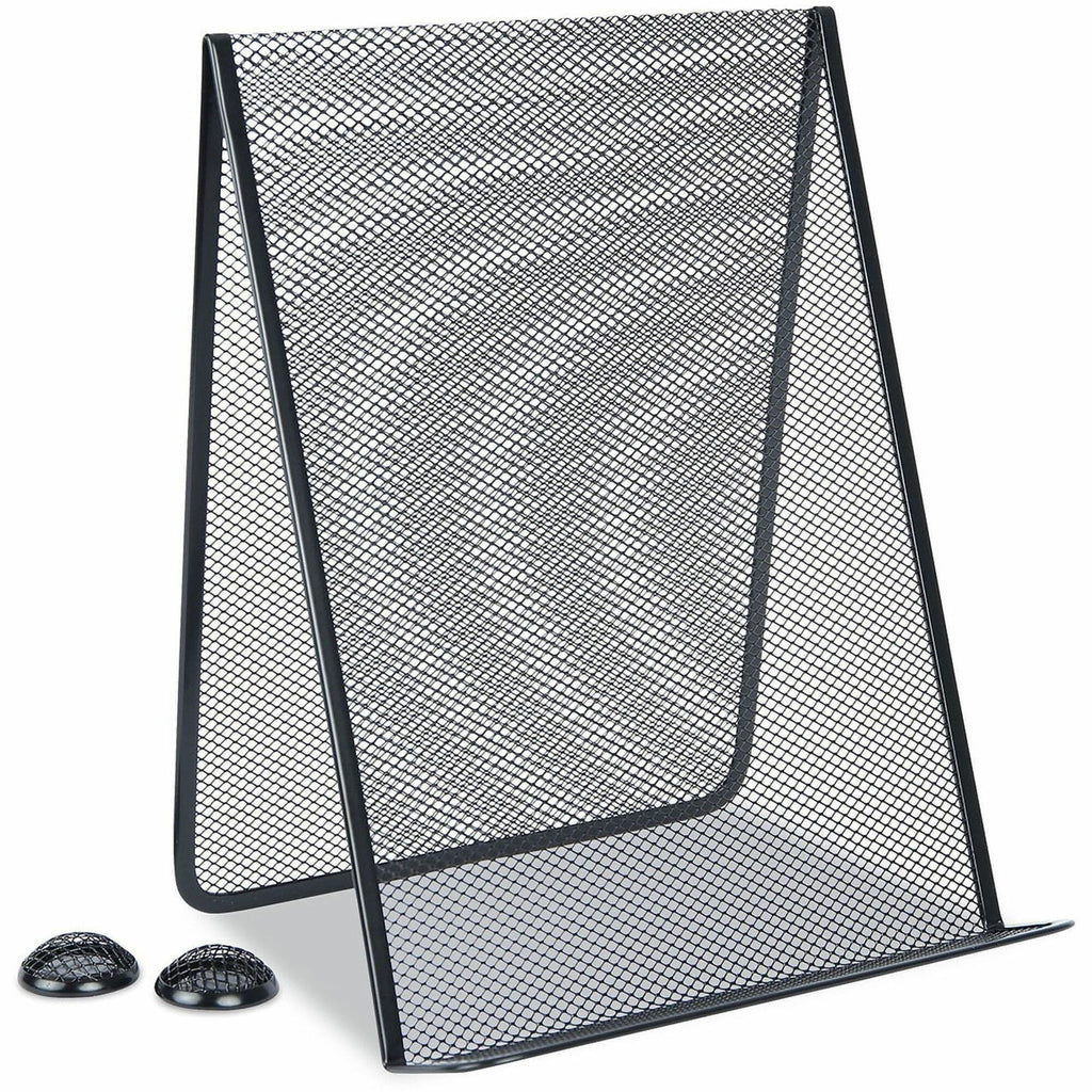 Metal Mesh Document Holder Free Standing, 35 Sheet Capacity, Metal, Black