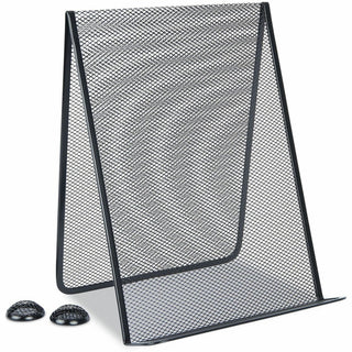 Metal Mesh Document Holder Free Standing, 35 Sheet Capacity, Metal, Black