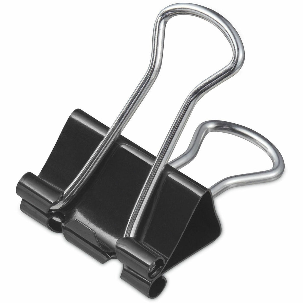 Binder Clips Value Pack, Small, Black/Silver, 36/Box