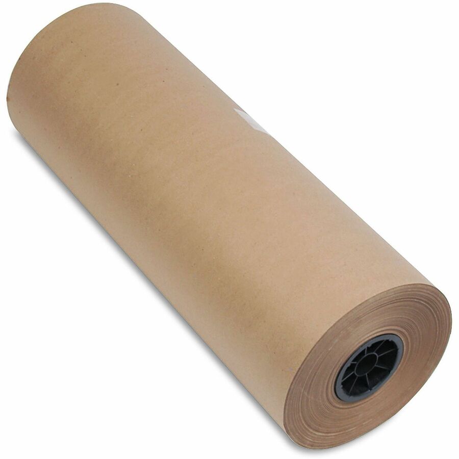 High-Volume Heavyweight Wrapping Paper Roll, 50 lb Wrapping Weight Stock, 24" x 720 ft, Brown
