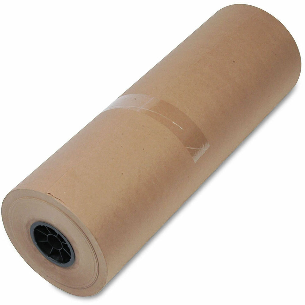 High-Volume Heavyweight Wrapping Paper Roll, 50 lb Wrapping Weight Stock, 24" x 720 ft, Brown