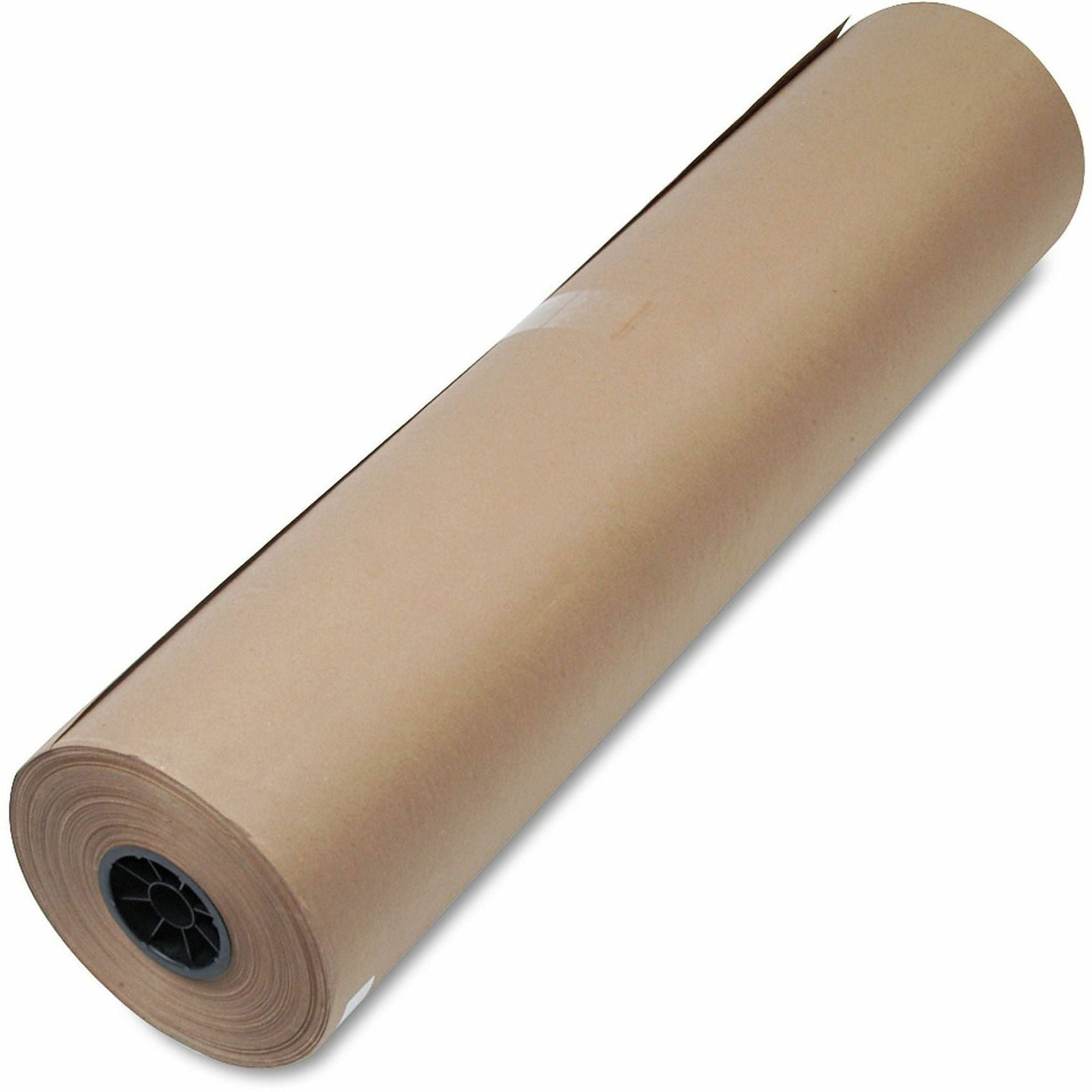 High-Volume Heavyweight Wrapping Paper Roll, 50 lb Wrapping Weight Stock, 36" x 720 ft, Brown