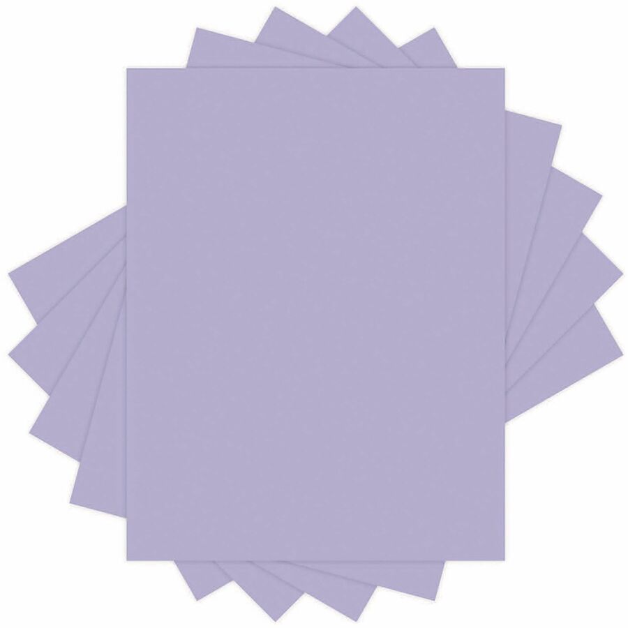 Deluxe Colored Paper, 20 lb Bond Weight, 8.5 x 11, Orchid, 500 Sheets/Ream, 10 Reams/Carton