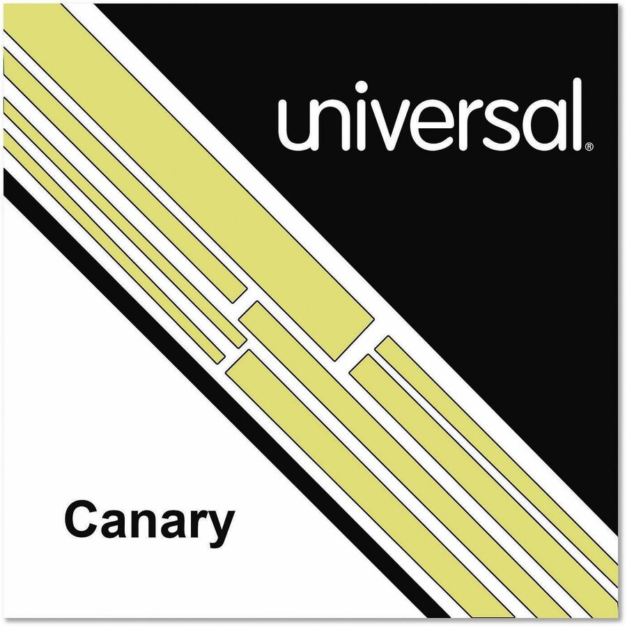 Deluxe Colored Paper, 20 lb Bond Weight, 8.5 x 11, Canary, 500 Sheets/Ream, 10 Reams/Carton