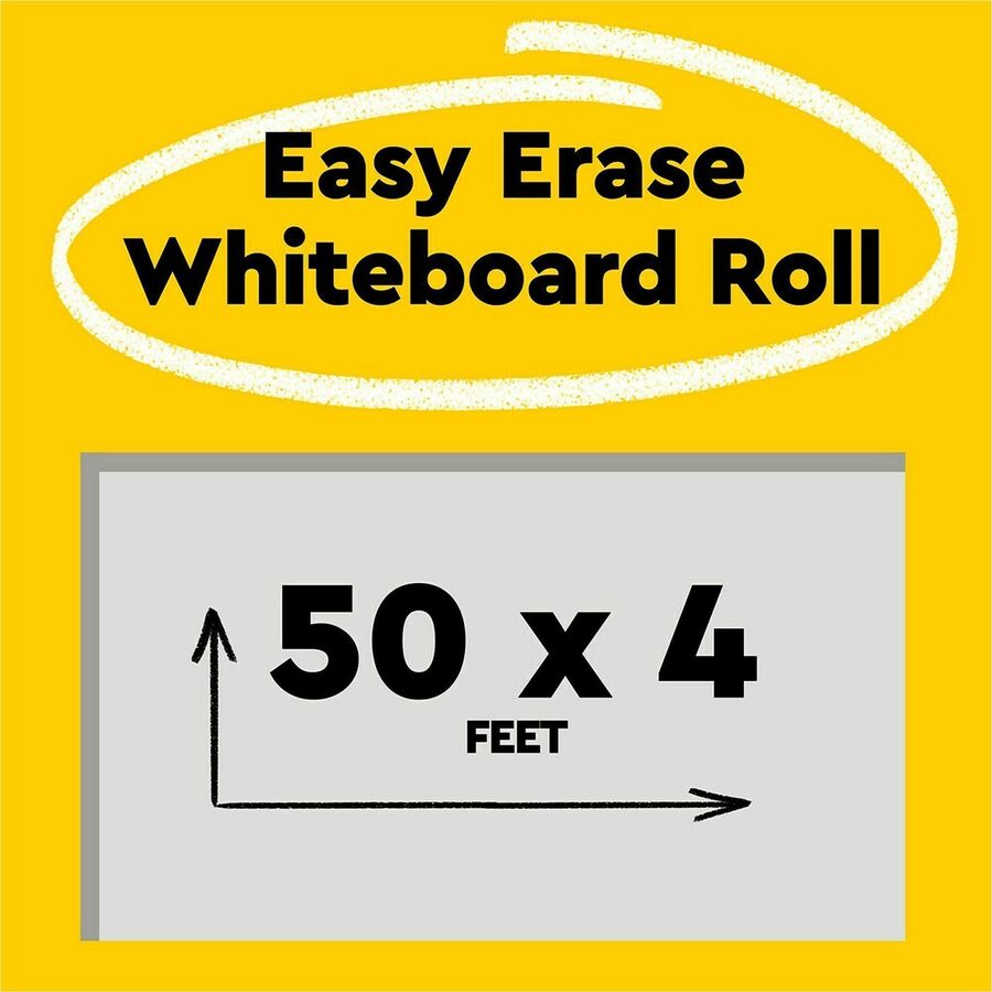 Flex Write Surface, 50 ft x 48, White Surface