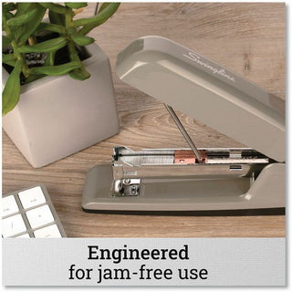 747 Business Full Strip Desk Stapler, 30-Sheet Capacity, Steel Gray