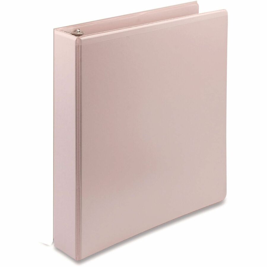 Earth's Choice Plant-Based BOHO D-Ring View Binders, 1.5" Capacity, 11 x 8.5, Rose, 2/Pack