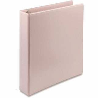 Earth's Choice Plant-Based BOHO D-Ring View Binders, 1.5" Capacity, 11 x 8.5, Rose, 2/Pack