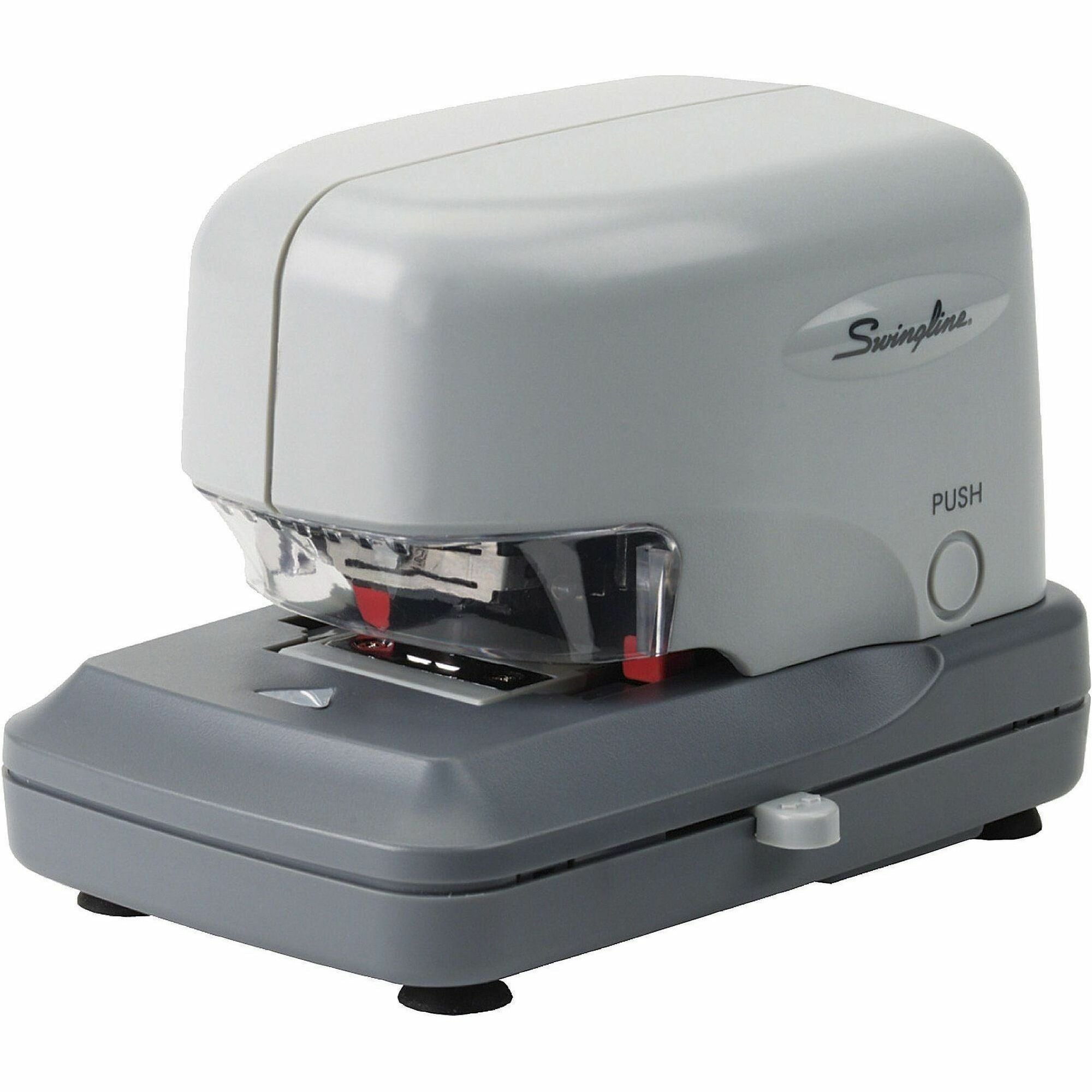 High-Volume Electric Stapler, 30-Sheet Capacity, Gray
