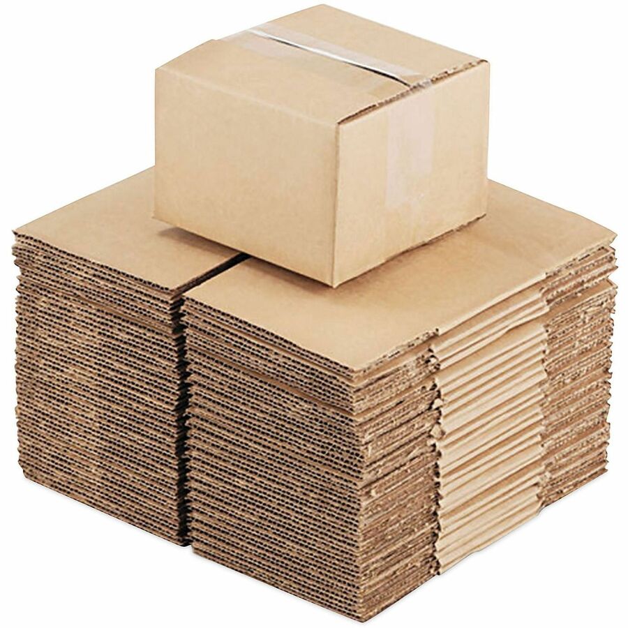 Fixed-Depth Brown Corrugated Shipping Boxes, Regular Slotted Container (RSC), X-Large, 12" x 18" x 6", Brown Kraft, 25/Bundle