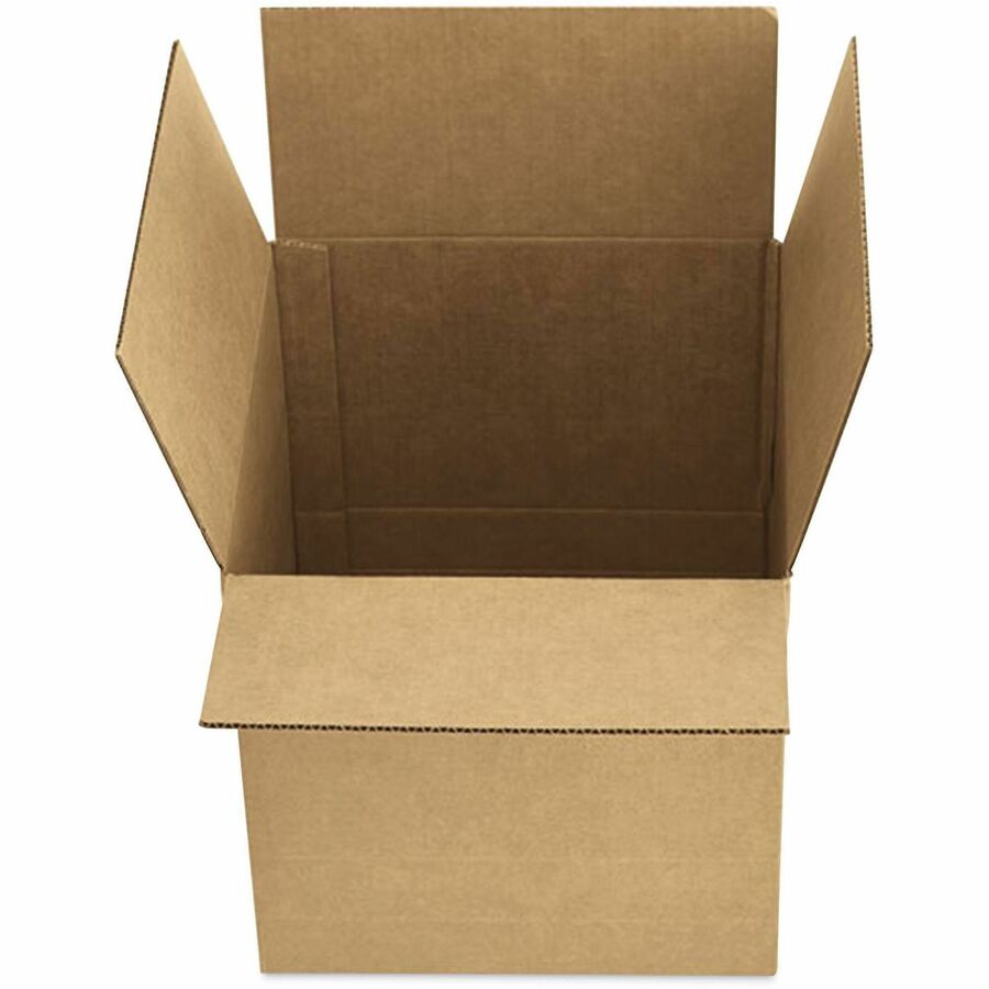 Cubed Fixed-Depth Brown Corrugated Shipping Boxes, Regular Slotted Container, Large, 11" x 15" x 6", Brown Kraft, 25/Bundle