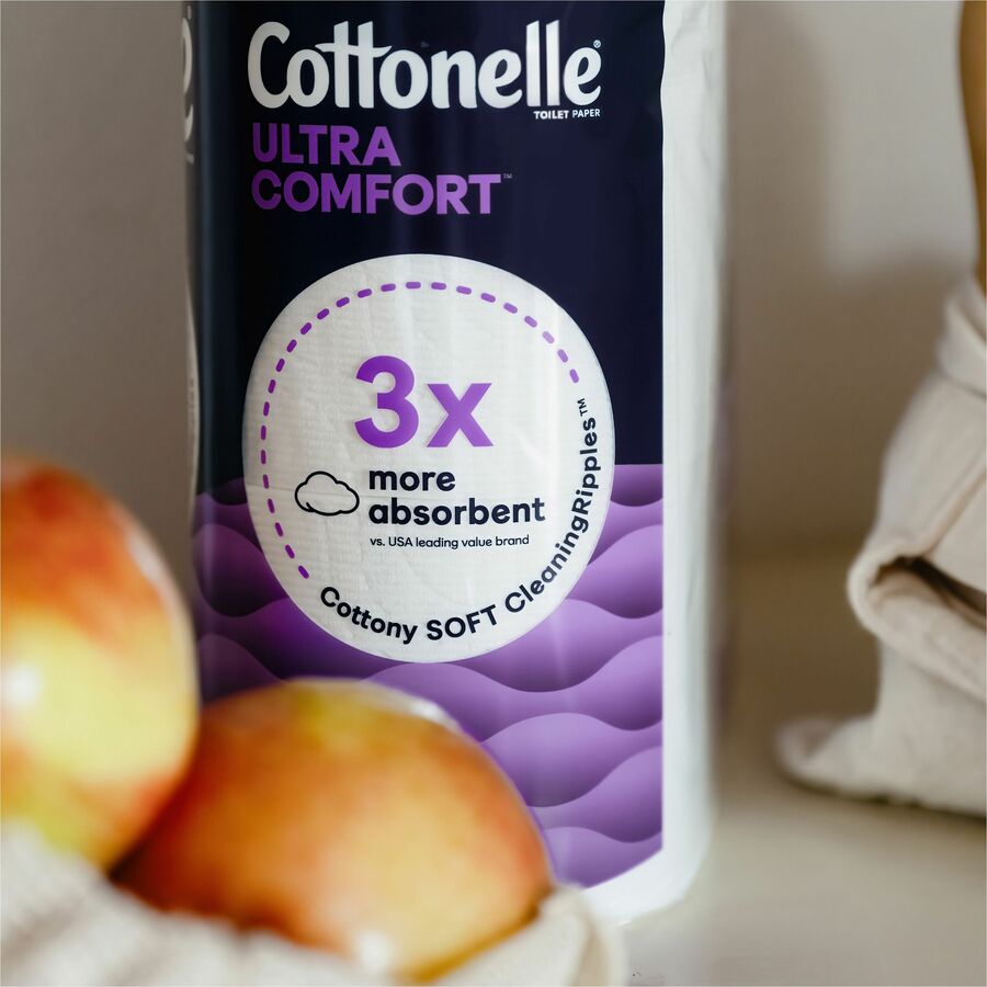 Ultra ComfortCare Toilet Paper, Soft Tissue, Mega Rolls, Septic Safe, 2-Ply, White, 284/Roll, 12 Rolls/Pack, 48 Rolls/Carton