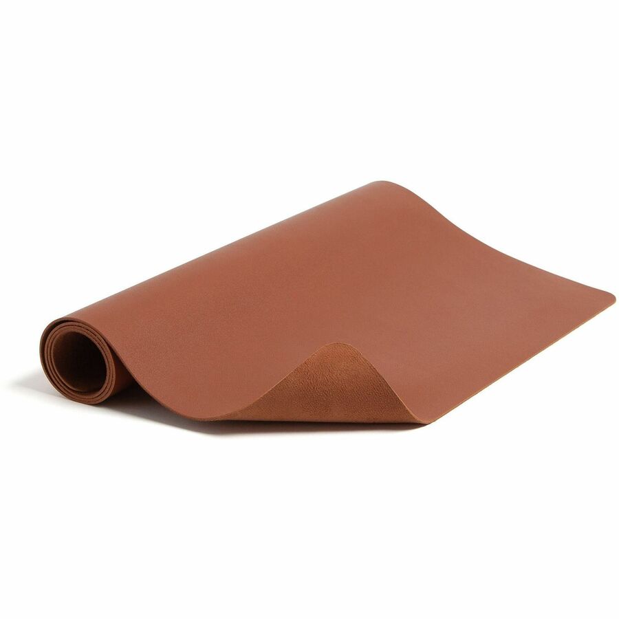Vegan Leather Desk Pads, 31.5" x 15.7", Brown