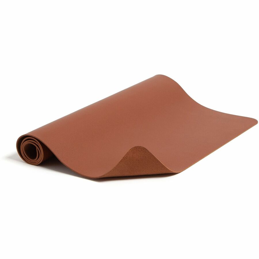 Vegan Leather Desk Pads, 23.6" x 13.7", Brown