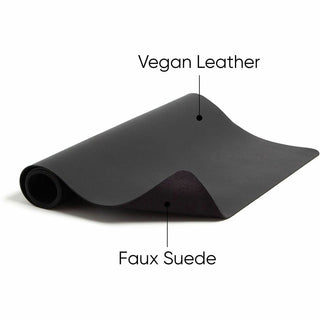 Vegan Leather Desk Pads, 23.6 x 13.7, Charcoal