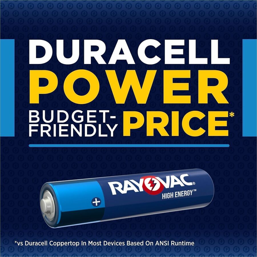 Alkaline AAA Batteries, 60/Pack