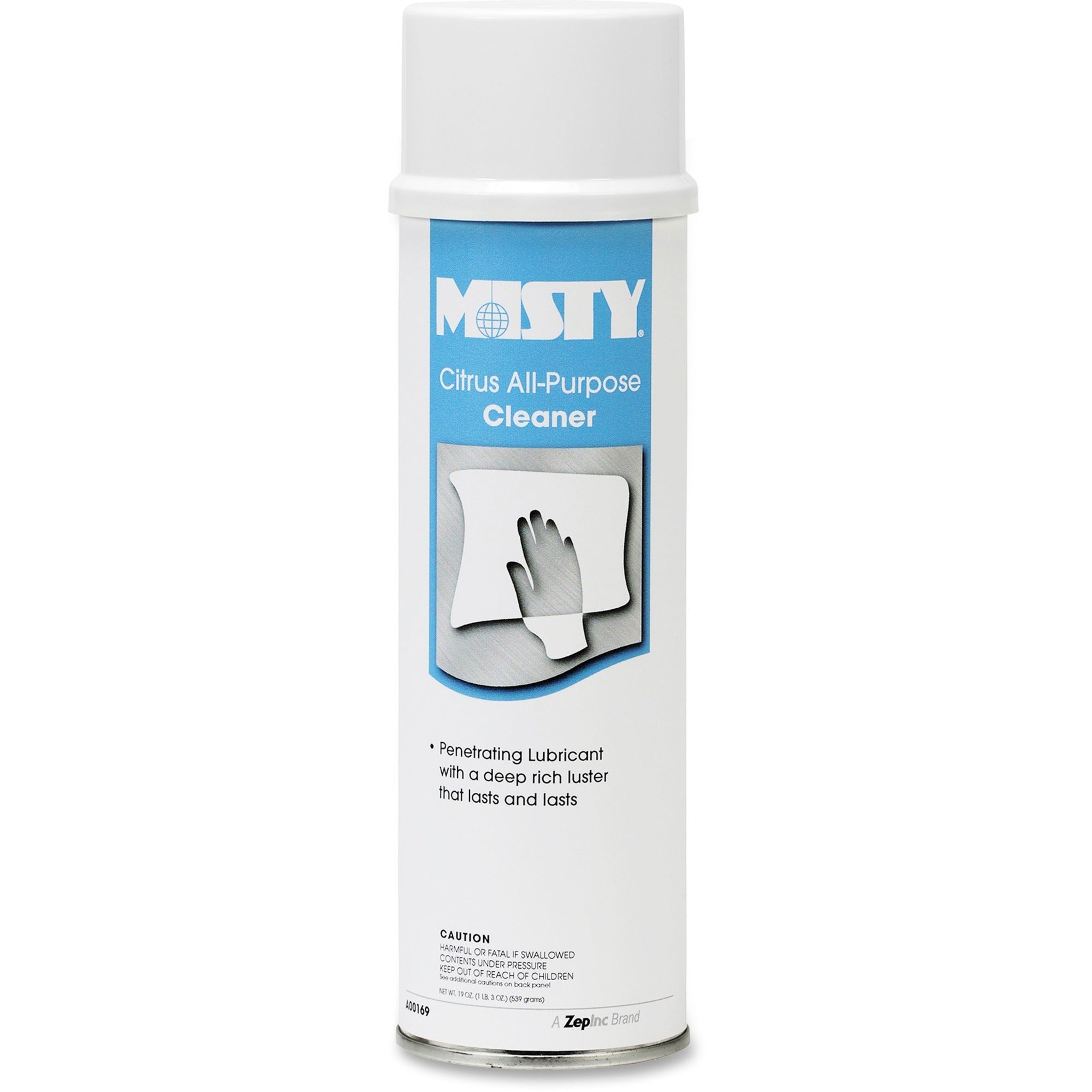 Green All-Purpose Cleaner, Citrus Scent, 19 oz Aerosol Spray, 12/Carton