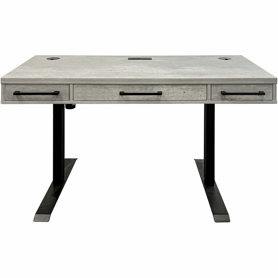 Martin Mason Sit/Stand Desktop Box 1 of 2 - 60" Width x 24" Depth - Concrete