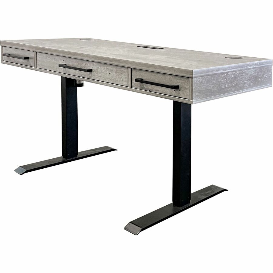 Martin Mason Sit/Stand Desktop Box 1 of 2 - 60" Width x 24" Depth - Concrete