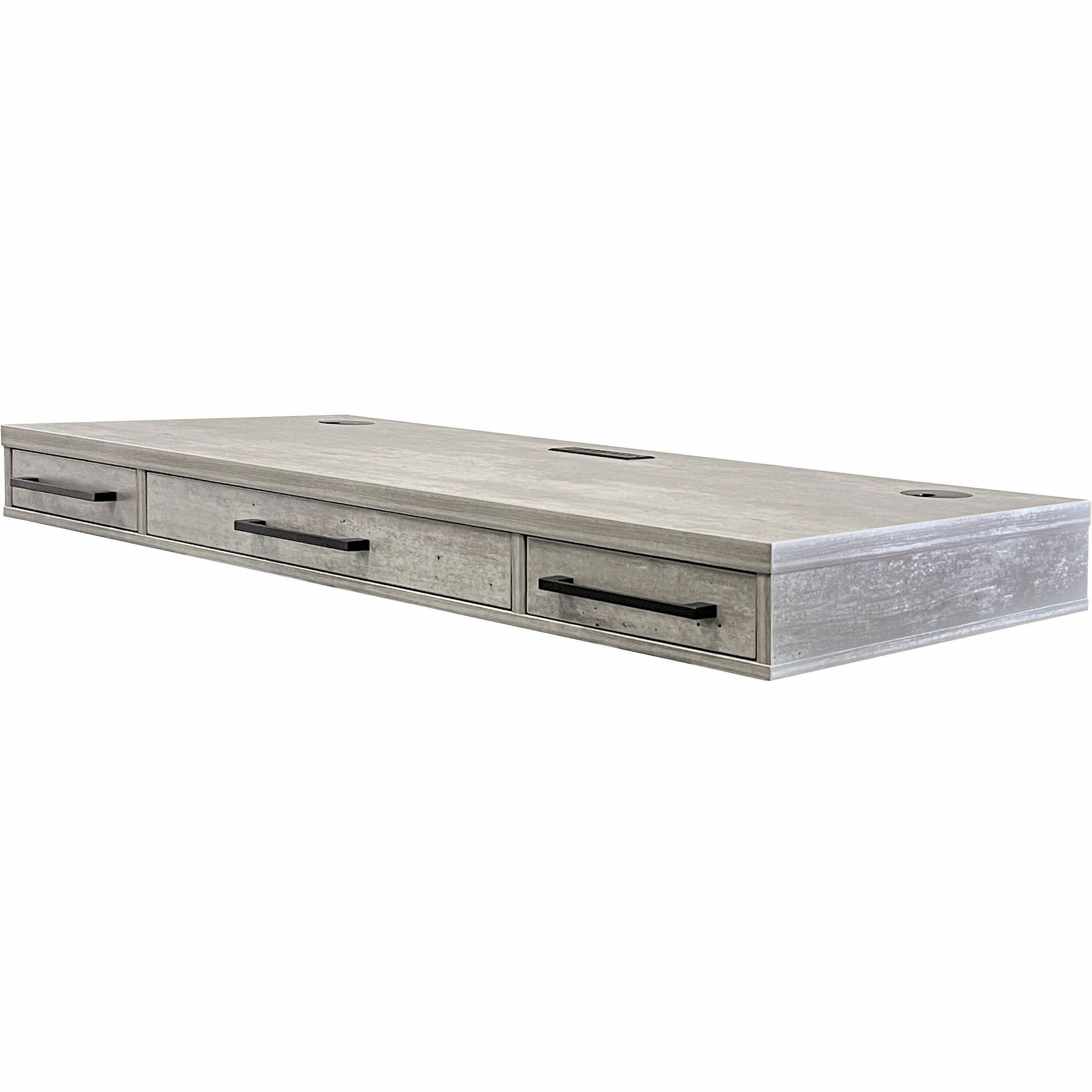 Martin Mason Sit/Stand Desktop Box 1 of 2 - 60" Width x 24" Depth - Concrete