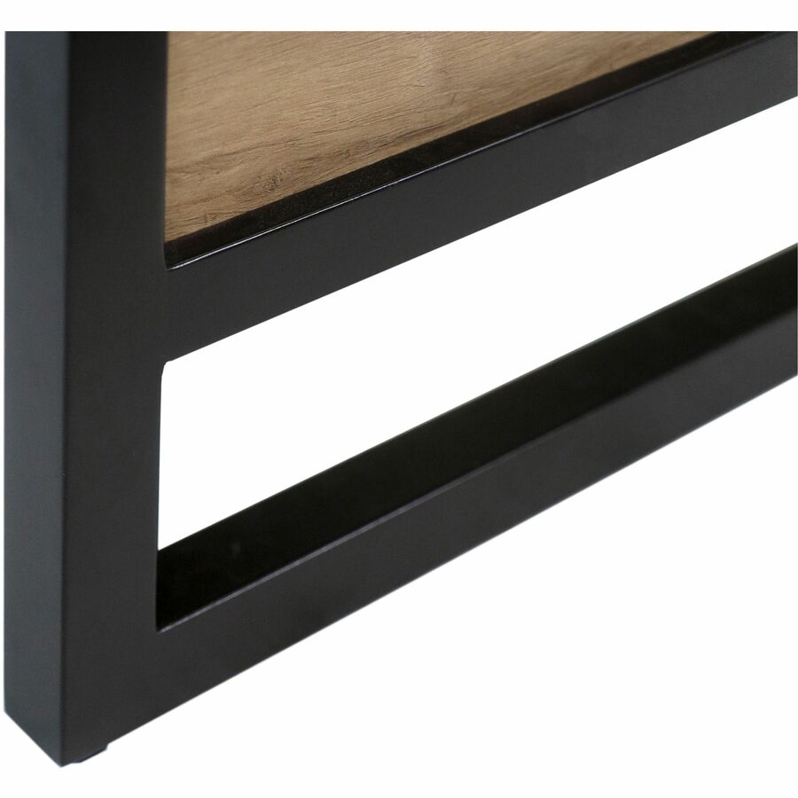 Martin Mason Open L Desk Box 1 of 2 - 60" x 30" x 31" - 1 x Storage Drawer(s) - Material: Solid Wood - Finish: Monarca Natural